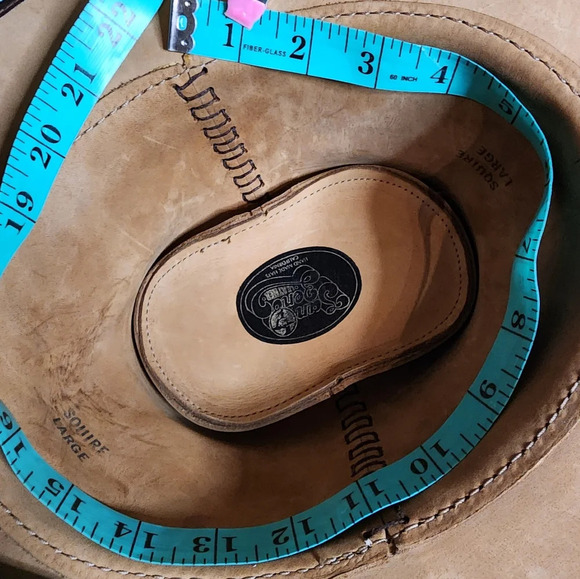 San Zemo leather cowboy hat NEW - Picture 11 of 14